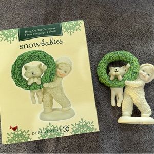 Department 56 Snowbabies Hang On 'Til Christmas 6012350